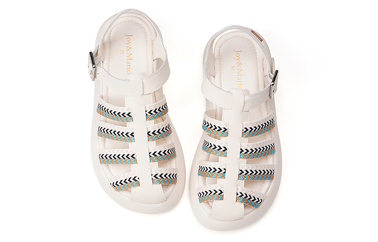 Shop (W) Joy&Mario Joy & Mario PU Platform 'Sandal Pantai Keselesaan Serbaguna' 3F3253W