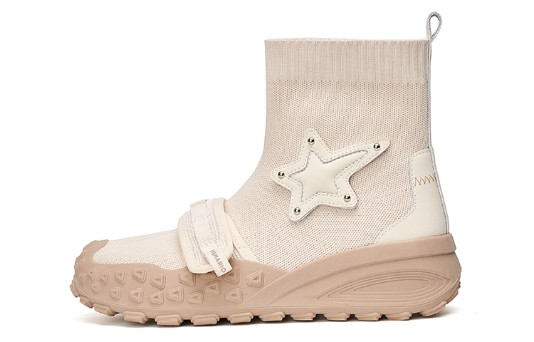 (W) Joy&Mario Knit 'Five-Point Star Chunky Sole'
