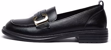(Women) Joy&Mario Leather 'British Casual Chunky Heel' 3X7376W (Women) Joy&Mario Leather 'British Casual Chunky Heel' 3X7376W