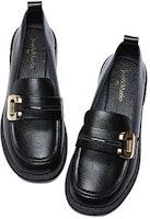 (W) Joy&Mario 本革ブリティッシュカジュアルチャンキーヒール 3X7376W Lookbook (W) Joy&Mario 本革ブリティッシュカジュアルチャンキーヒール 3X7376W