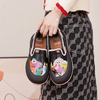 (W) Joy&Mario Loafer ''Hujung Bulat Hitam'' 3H7658W 7