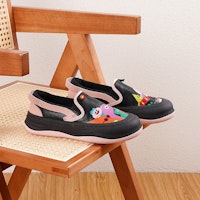 (W) Joy&Mario Loafer ''Hujung Bulat Hitam'' 3H7658W 9