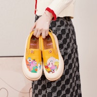 (W) Joy&Mario Loafer ''Hujung Bulat Hitam'' 3H7658W 16