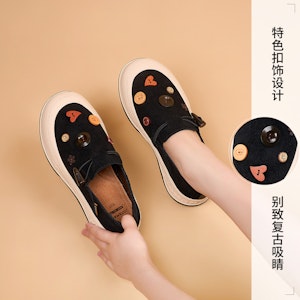 (W) Joy&Mario Loafer 'Sole Tebal Coklat' 3H7705W 6