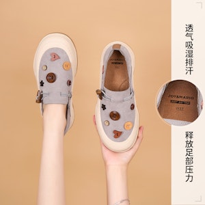 (W) Joy&Mario Loafer 'Sole Tebal Coklat' 3H7705W 16