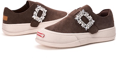 (W) (女性用) ジョイ&マリオ ローファー『スエード スパークル バックル』3H7696W 3H7696W 3