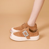 (W) (女性用) ジョイ&マリオ ローファー『スエード スパークル バックル』3H7696W 3H7696W Purchase (W) (女性用) ジョイ&マリオ ローファー『スエード スパークル バックル』3H7696W 3H7696W