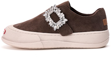 (W) (女性用) ジョイ&マリオ ローファー『スエード スパークル バックル』3H7696W 3H7696W 1