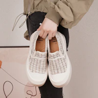 Sizing (Women) Joy&Mario Loafer 'Tweed Thick Sole' 3F5526W