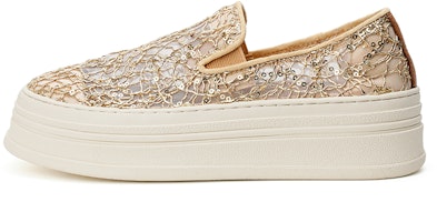 (Women) Joy&Mario Loafers 'Iridescent Sequins Breathable Platform' 3H7677W (Women) Joy&Mario Loafers 'Iridescent Sequins Breathable Platform' 3H7677W