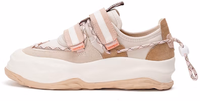 (Women) Joy&Mario Low-Top Platform Sneaker 'Two-Tone Leather Strap' 3H7671W (Women) Joy&Mario Low-Top Platform Sneaker 'Two-Tone Leather Strap' 3H7671W