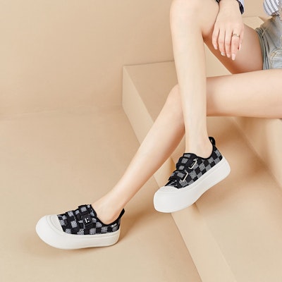 (W) Joy&Mario Low-Top Platform Sneakers 'Rajutan Serbaguna' 3H7571W 1