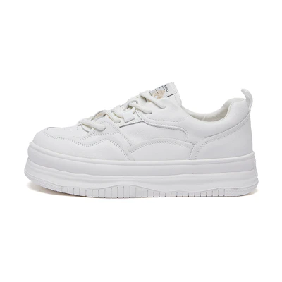 (W) Joy&Mario Low Top Platform Sneakers 'White'