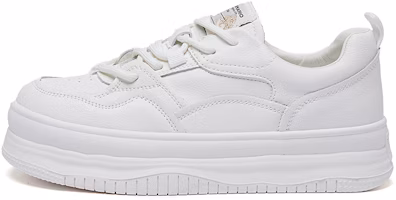 (Women) Joy&Mario Low Top Platform Sneakers 'White' 3P5611W (Women) Joy&Mario Low Top Platform Sneakers 'White' 3P5611W