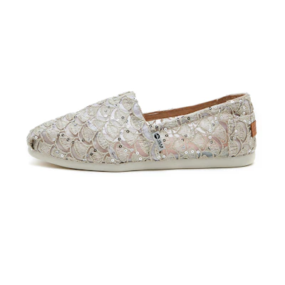 (W) Joy&Mario Mesh Glitter Breathable Casual 'Gold Sparkle'
