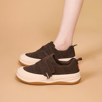 (W) Kasut Loafer Platform Joy&Mario 'Vintage Suede' 3H7708W 5