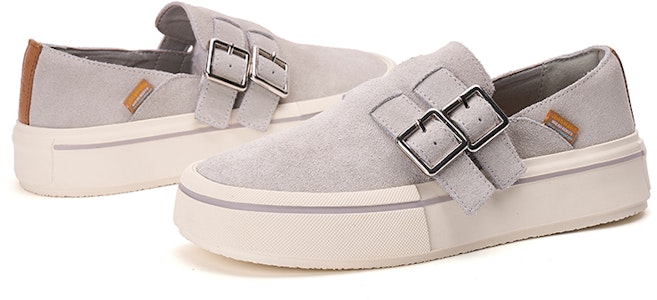 (W) Joy&Mario Retro Lapisan Kulit Kembar Platform Loafers ''Classic Staple'' 3F5567W 11