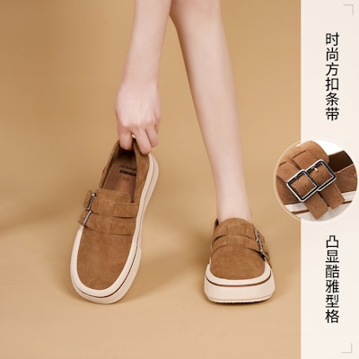 (Women) Joy&Mario Retro Double-Layer Leather Platform Loafers 'Classic Staple' 3F5567W Details for (Women) Joy&Mario Retro Double-Layer Leather Platform Loafers 'Classic Staple' 3F5567W