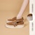 (Women) Joy&Mario Retro Double-Layer Leather Platform Loafers 'Classic Staple' 3F5567W