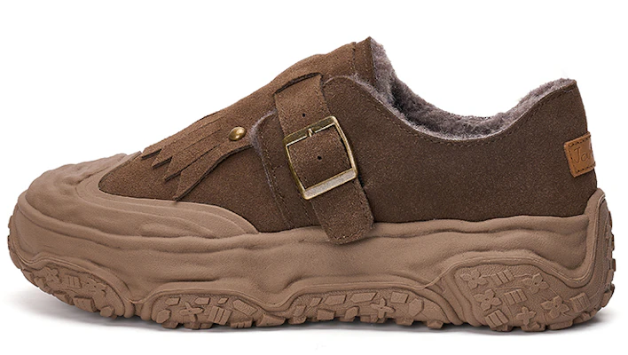 (Women) Joy&Mario Retro Fleece-Lined Platform Outdoor Shoes Warm Low-Top 3F5696W Buy (Women) Joy&Mario Retro Fleece-Lined Platform Outdoor Shoes Warm Low-Top 3F5696W