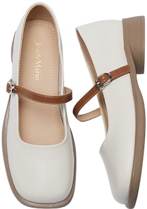 (W) Joy&Mario 复古皮革“厚底休闲鞋” 3X7371W Shop (W) Joy&Mario 复古皮革“厚底休闲鞋” 3X7371W