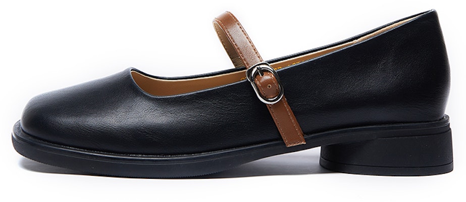 (W) Joy&Mario Retro Kulit 'Chunky Heel Santai' 3X7371W Purchase (W) Joy&Mario Retro Kulit 'Chunky Heel Santai' 3X7371W