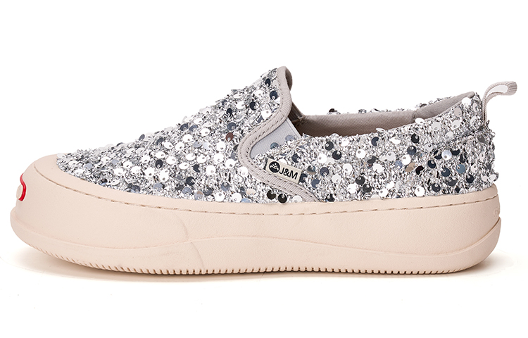(Women) Joy&Mario Sequined Slip-On Loafers with 3.5cm Platform Sole 4H7857W