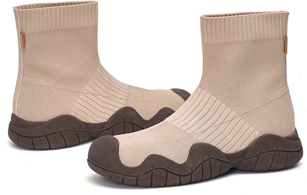 快樂瑪麗 Joy&Mario 針織布 顯瘦彈力厚底百搭 短靴 4cm 女款 3