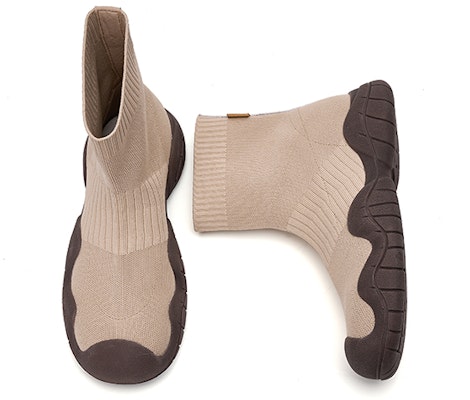 快樂瑪麗 Joy&Mario 針織布 顯瘦彈力厚底百搭 短靴 4cm 女款 4