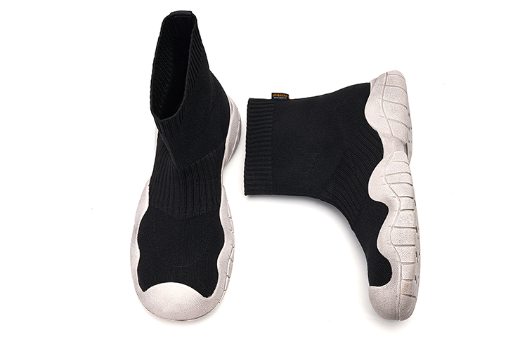 Shop 快樂瑪麗 Joy&Mario 針織布 顯瘦彈力厚底百搭 短靴 4cm 女款