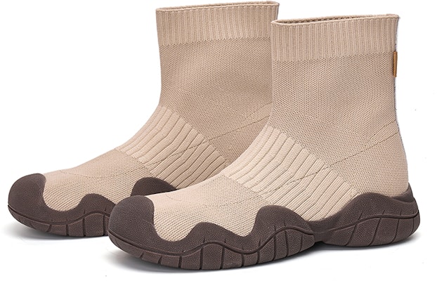 快樂瑪麗 Joy&Mario 針織布 顯瘦彈力厚底百搭 短靴 4cm 女款 2