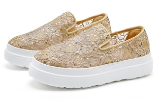 (W) Joy&Mario 一脚蹬 '心形网格亮片厚底' 3H3501W 3