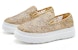 (W) Joy&Mario Slip-On 'Platform Jaring Hati Berkilau' 3H3501W