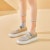 (W) Joy&Mario Slip-On 'Platform Jaring Hati Berkilau' 3H3501W