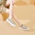 (W) Joy&Mario Slip-On 'Platform Jaring Hati Berkilau' 3H3501W