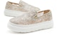 (W) Joy&Mario Slip-On 'Platform Jaring Hati Berkilau' 3H3501W