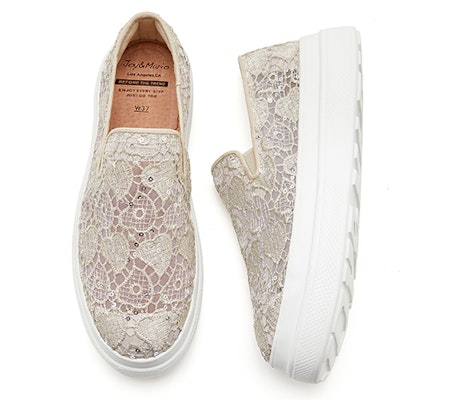 (W) Joy&Mario Slip-On 'Plataforma Malla Corazón Lentejuelas' 3H3501W Shop (W) Joy&Mario Slip-On 'Plataforma Malla Corazón Lentejuelas' 3H3501W
