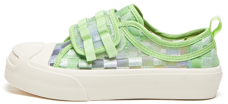 (Women) Joy&Mario Slip-On 'Tie-Dye Mesh Colorblock Checkerboard' 3F5320W 11