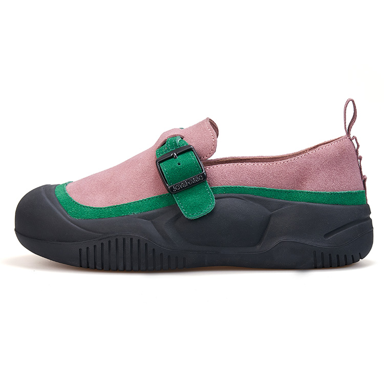 (Women) Joy&Mario Slip-On Loafers Low-Top Casual Shoes with Colorblock Design 4F5897W