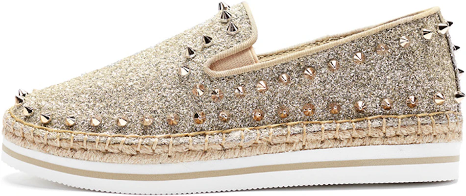 (W) Joy&Mario Slip-On Espadrillas con Borchie ''Gold Fisherwoman'' 51323W Buy (W) Joy&Mario Slip-On Espadrillas con Borchie ''Gold Fisherwoman'' 51323W