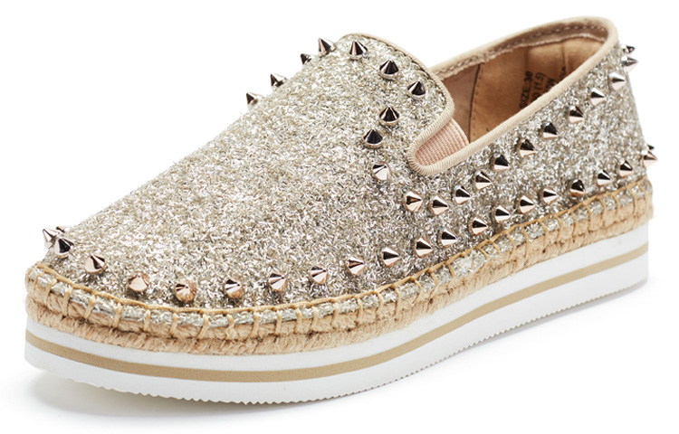 Order (W) Joy&Mario Slip-On Espadrillas con Borchie ''Gold Fisherwoman'' 51323W