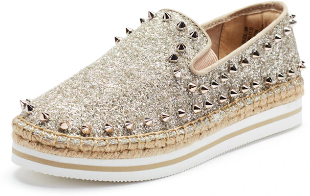 (W) Joy&Mario Slip-On Espadrillas con Borchie ''Gold Fisherwoman'' 51323W Order (W) Joy&Mario Slip-On Espadrillas con Borchie ''Gold Fisherwoman'' 51323W