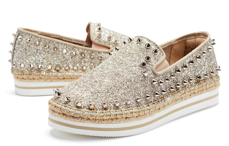 Shop (W) Joy&Mario Slip-On Espadrillas con Borchie ''Gold Fisherwoman'' 51323W