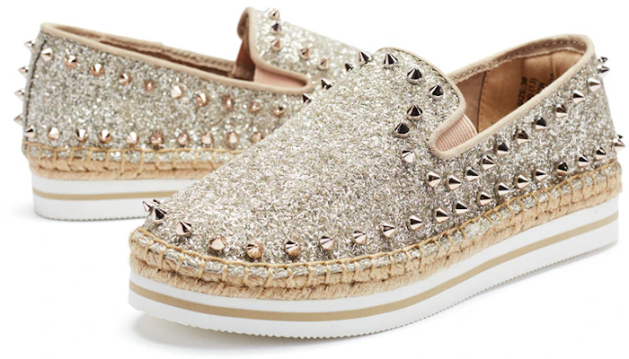 (W) Joy&Mario Slip-On Espadrillas con Borchie ''Gold Fisherwoman'' 51323W Shop (W) Joy&Mario Slip-On Espadrillas con Borchie ''Gold Fisherwoman'' 51323W