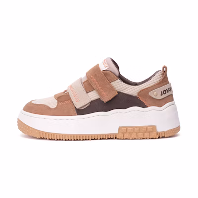 (W) Joy&Mario Suede Colorblock Thick Sole Low-Top 'Versatile'