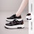 (Women) Joy&Mario Suede Colorblock Thick Sole Low-Top 'Versatile' 3H7667W