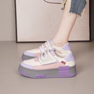 (W) Joy&Mario 合皮 快適厚底ローカット 3H7650W 6