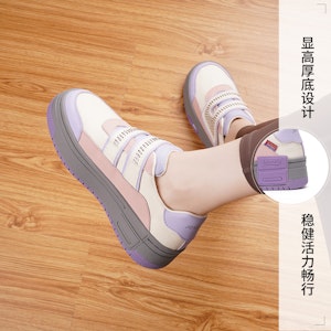 (W) Joy&Mario 合皮 快適厚底ローカット 3H7650W 8