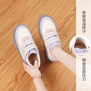 (W) Joy&Mario 合皮 快適厚底ローカット 3H7650W 9