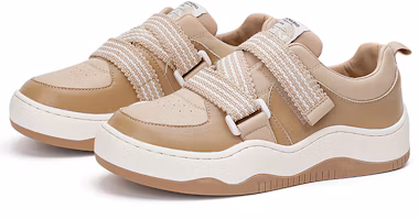 Order (Women) Joy&Mario Synthetic Leather 'Wavy Weave Thick Sole Low-Top' 3H7672W